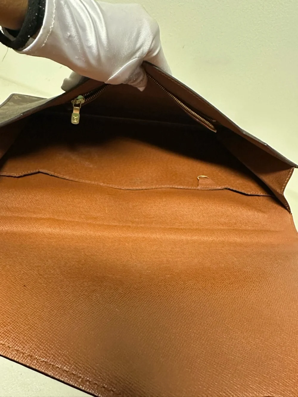 Louis Vuitton Monogram Canvas Briefcase with Gold Hardware